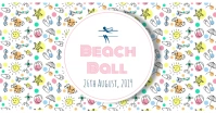 Beach ball Facebook Shared Image template