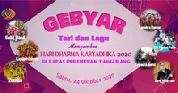 Banner Gambar Bersama Facebook template