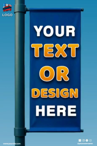 Banner Mockup Poster template