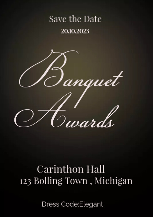 Banquet Template PosterMyWall