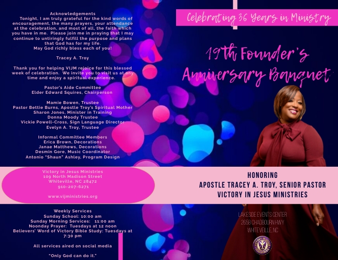 Work Banquet Program Copy of Banquet Program Outside | PosterMyWall