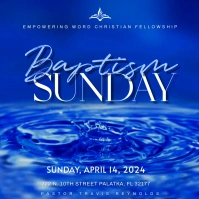 Baptism Day Square (1:1) template