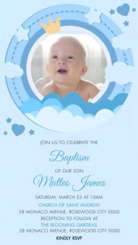Baptism Instagram Story template