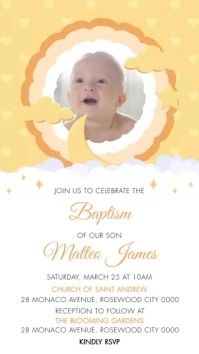 Baptism Instagram Story template