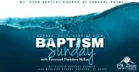 Baptism Facebook Shared Image template