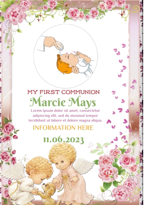 Baptism Template | PosterMyWall