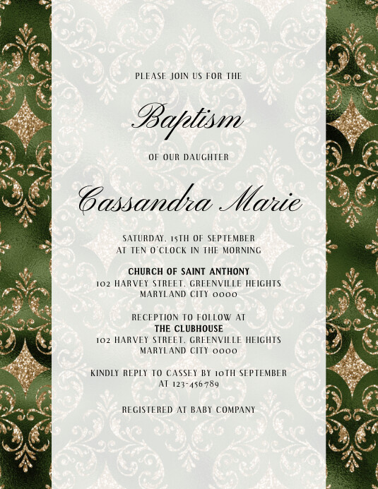 Copy of Baptism | PosterMyWall