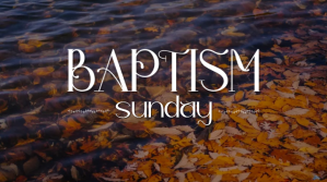 baptism digital display template