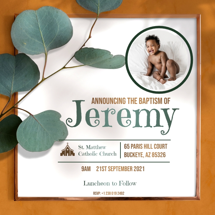 Baptism Invitation Template | PosterMyWall baptism-invitation-template-postermywall