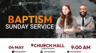 baptism service Presentation (16:9) template