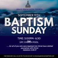 Baptism Sunday Square (1:1) template