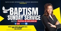 baptism sunday Anuncio de Facebook template