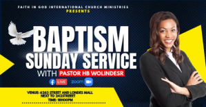 baptism sunday Publicité Facebook template