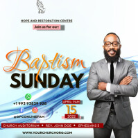 Baptism sunday Isikwele (1:1) template