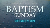 Baptism Sunday Ecrã digital (16:9) template
