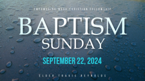 Baptism Sunday Digital na Display (16:9) template