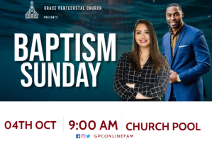 Baptism Sunday Etykieta template