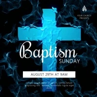 Baptism Sunday Video Template Square (1:1)