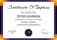 baptism template flyer A3