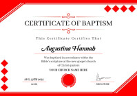 baptism template flyer A4