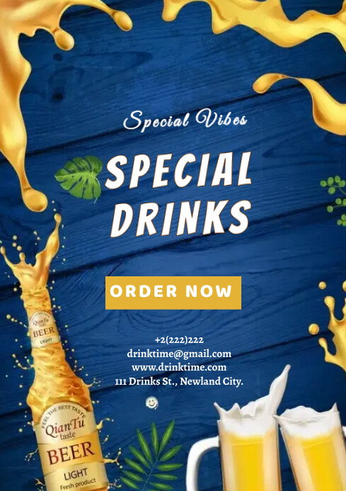 BAR Template | PosterMyWall