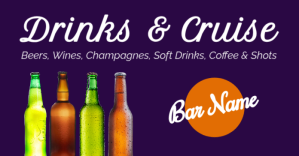 Bar flyer Facebook Ad template