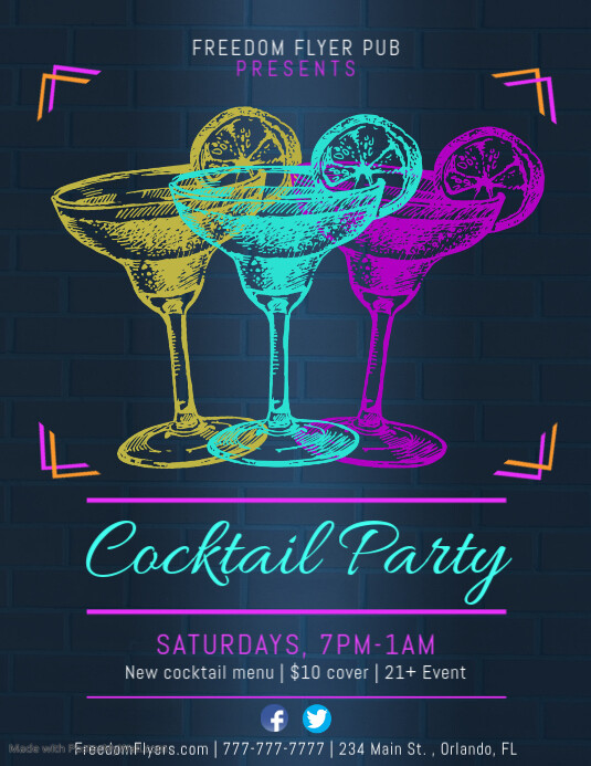 Bar Flyer Template PosterMyWall