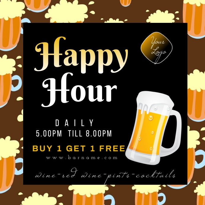 BAR FLYER TEMPLATES Instagram Post