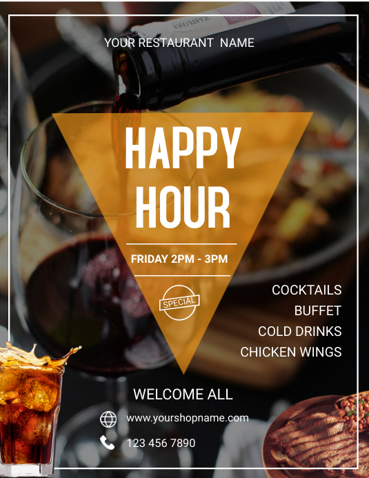 Bar flyers Template PosterMyWall