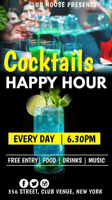 bar flyers Template | PosterMyWall