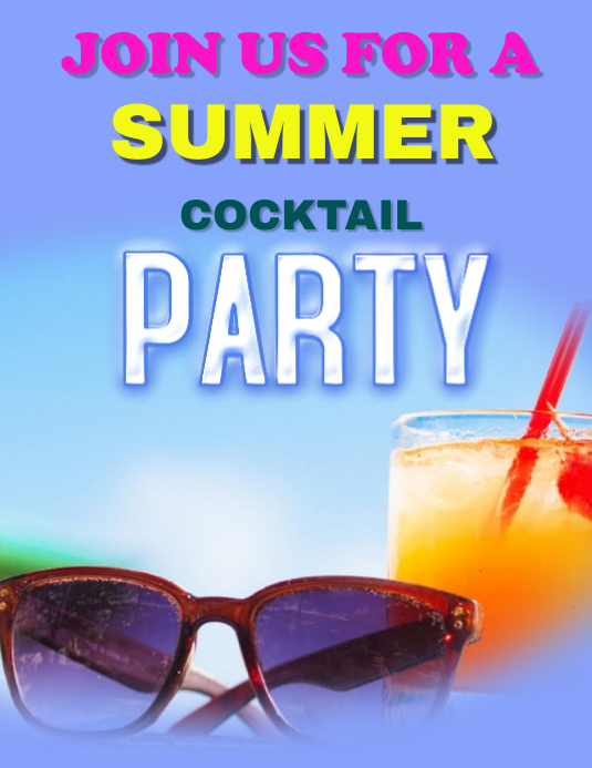 Customize this Bar Flyer (US Letter) Template