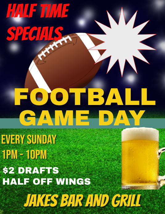 BAR HAPPY HOUR SPORTS BAR BAR Template PosterMyWall