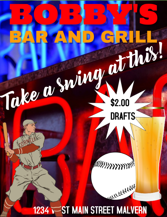 Copy of BAR HAPPY HOUR SPORTS BAR BAR HAPPY HOUR PosterMyWall
