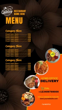 Bar MENU Instagram Story template