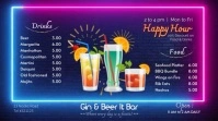 Bar menu template Digital Display (16:9)