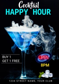 bar poster Template A5