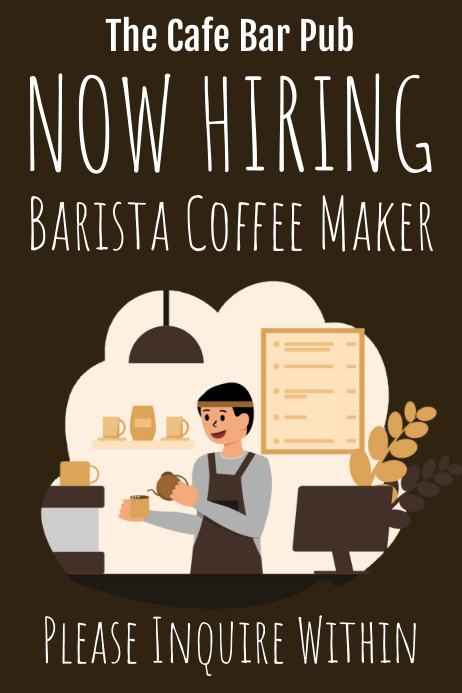 Bar Restaurant Hiring Poster Template Postermywall Bar Restaurant Hiring Poster Template Postermywall