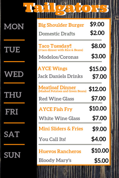Copy Of Bar Specials 2 PosterMyWall copy-of-bar-specials-2-postermywall