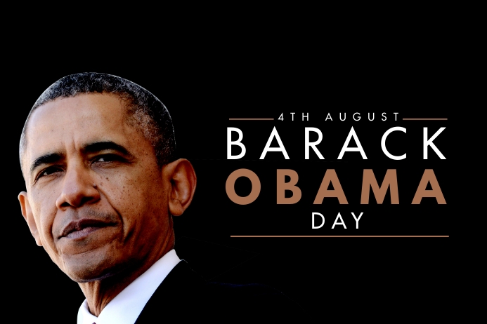 Obama Flyer Copy of Barack Obama Day FLYER | PosterMyWall