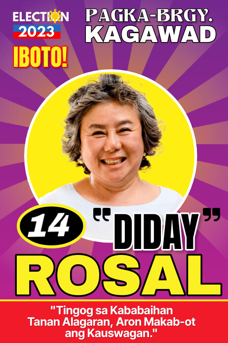 Barangay Campaign Template | PosterMyWall