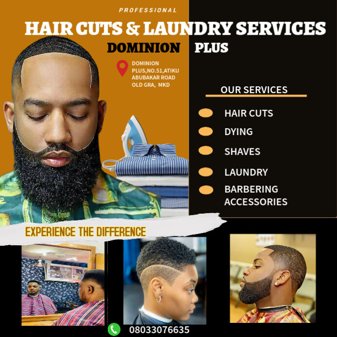 BARBAR FLEX Instagram Post template