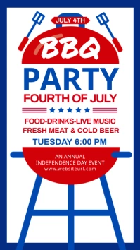 Barbecue, event,party,cookout História do Instagram template