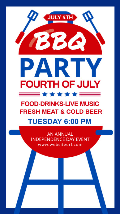 Barbecue, event,party,cookout Instagram 快拍 template