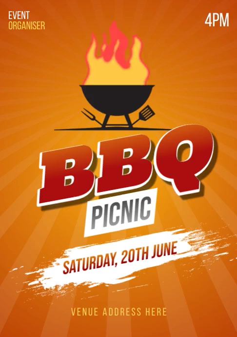 barbecue advertising Template | PosterMyWall