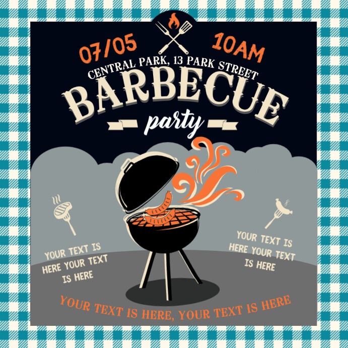 Bbq Banner Examples Copy of BARBECUE BANNER | PosterMyWall