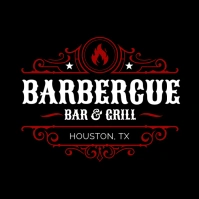 Barbecue Bar And Grill Logo template