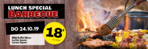 Barbecue BBQ Lunch Restaurant menu header ad E-Mail-Überschrift template