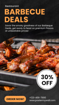 Barbecue Deals Promotion Instagram Story template