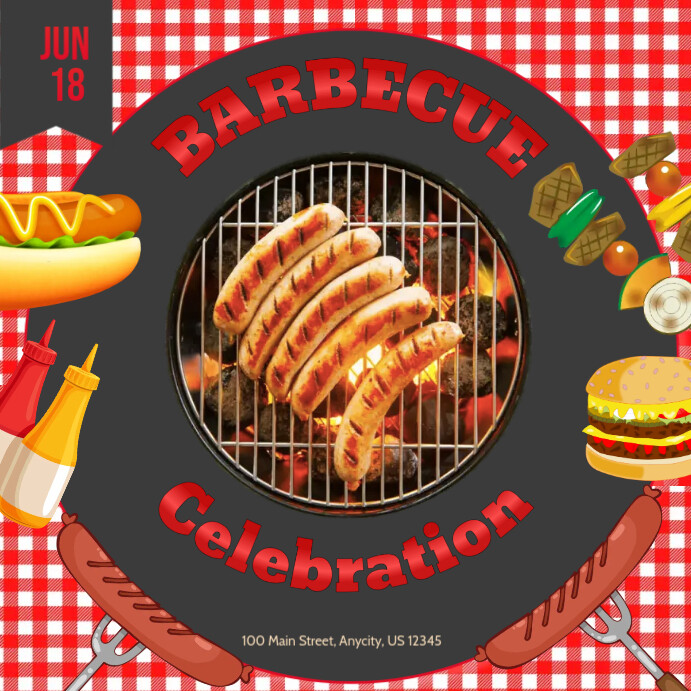 Barbecue Template PosterMyWall