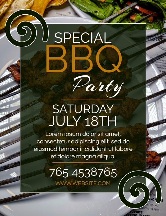 Barbecue Flyer Template PosterMyWall